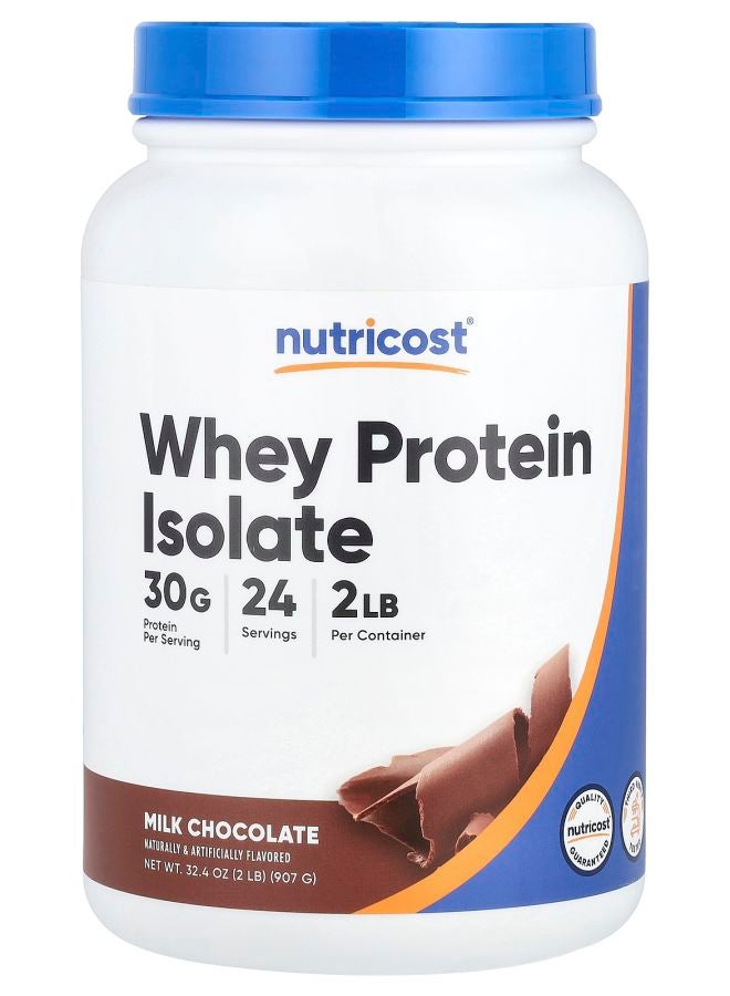 Whey Protein Isolate Milk Chocolate 2 lb (907 g)