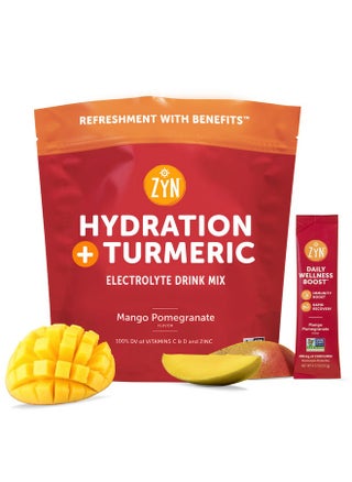 Zyn Electrolytes Powder Hydration Packets With Vitamins, Zinc & Turmeric Curcumin For Gut Health, Immune Support, Low Sugar Electrolyte Drink Mix Packets With Piperine, Mango Pomegranate, 16 Pack - pzsku/ZA2BF30791D1B6BED7912Z/45/_/1728308975/8529b732-59e7-4e02-923e-c4b702eb46b9