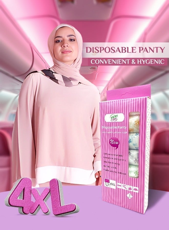 Pure Life Disposable Panty 4XL – Soft, Comfortable, and Secure Disposable Underwear for Women - Image 4