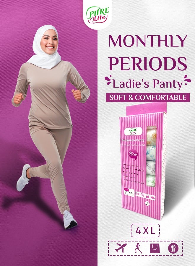 Pure Life Pure Life Disposable Panty 4XL – Soft, Comfortable, and Secure Disposable Underwear for Women - Image 3