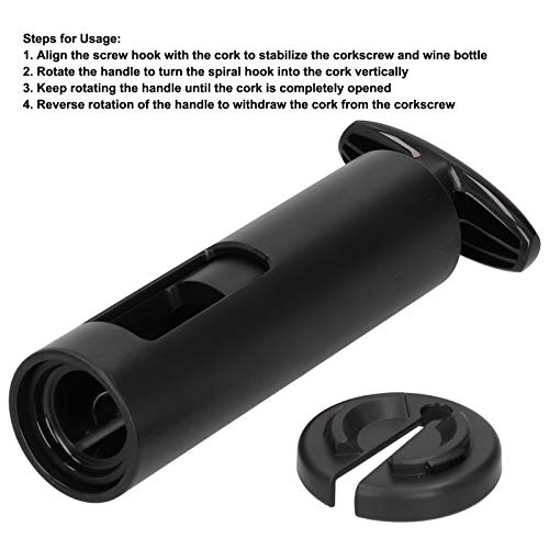 SALUTUY Wine Opener, T-shaped Comfortable To Hold Corkscrew Easy To Store for Hotels for Wine Lovers - Image 4