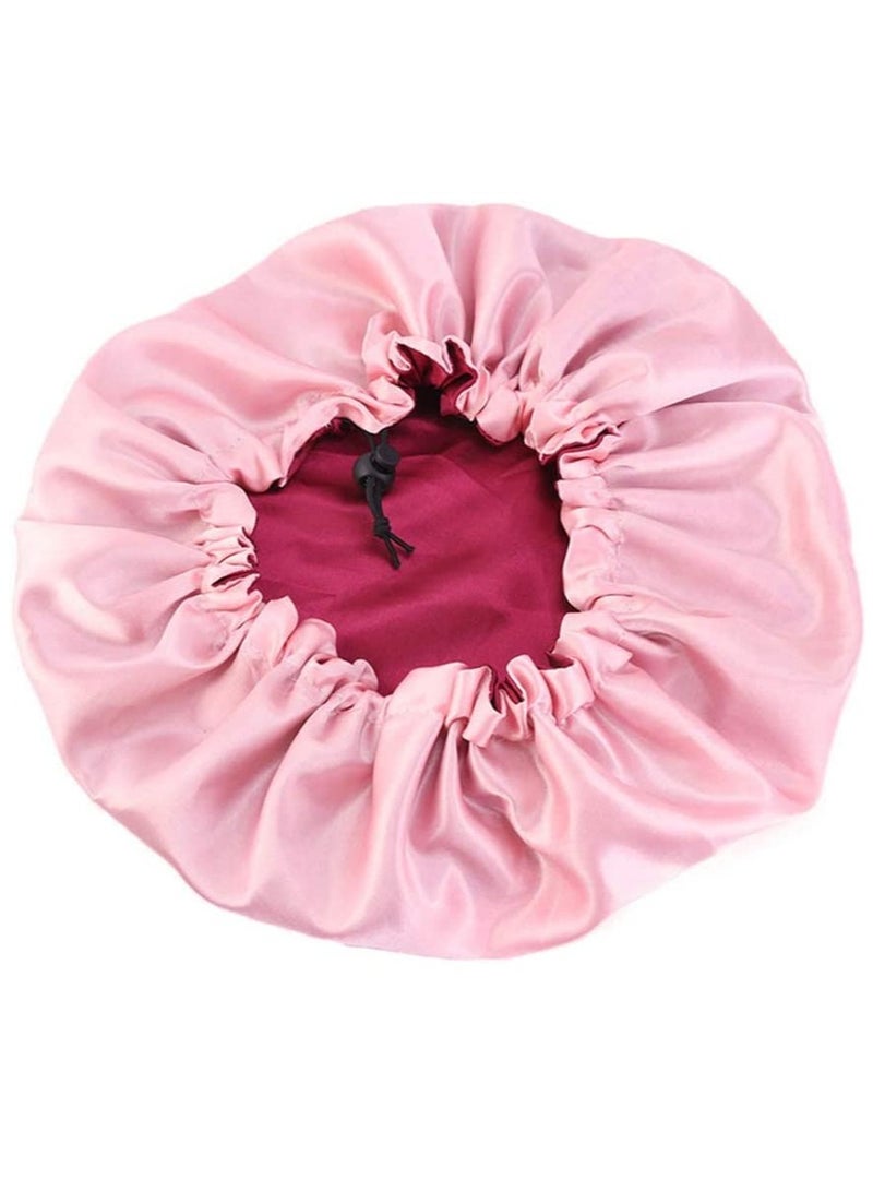 ORiTi Women's Adjustable Reversible Satin Bonnet Soft Double Sided Sleep Cap Protects Natural Hair  - Image 3