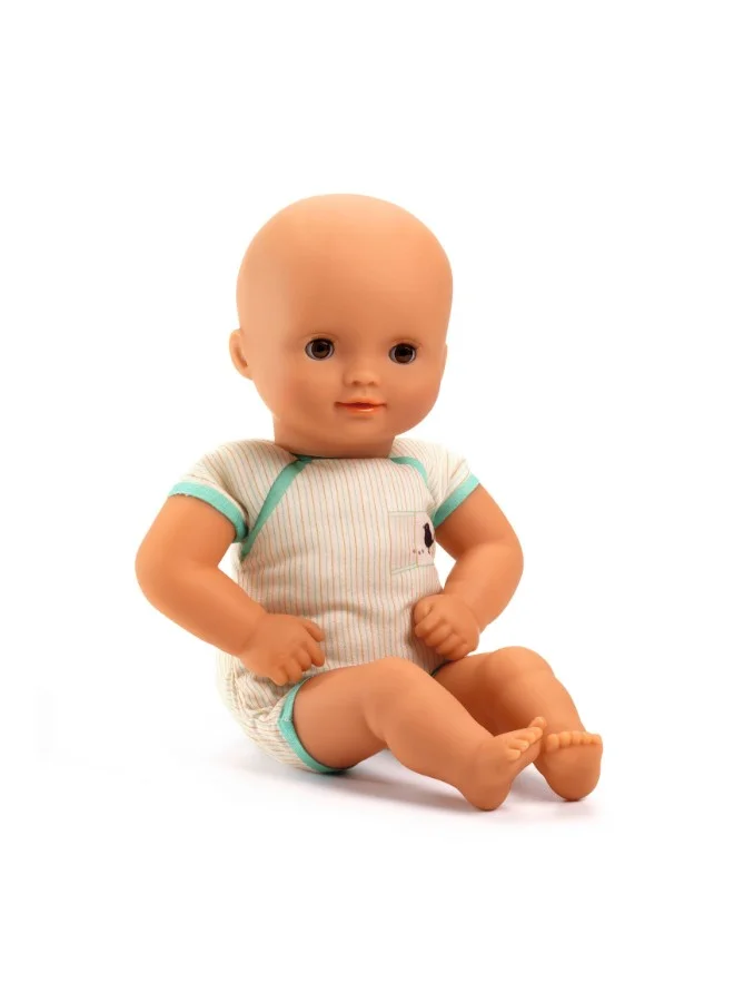 DJECO Pomea Green Doll To Dress