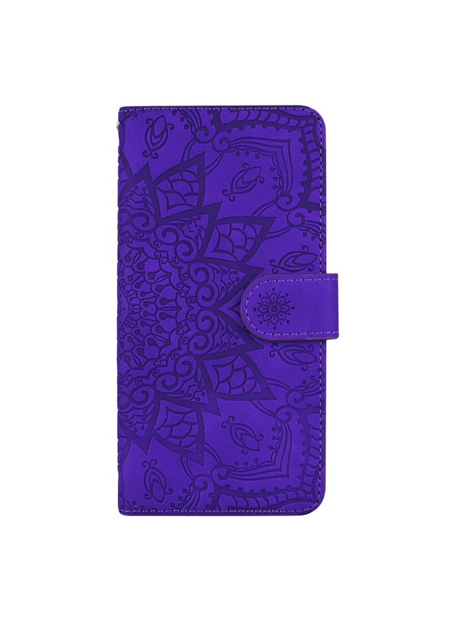 زبون جراب لهاتف iPhone 11 Pro Max بتصميم جلد العجل مزدوج الطي مع محفظة وحامل وفتحات للبطاقات - Image 2