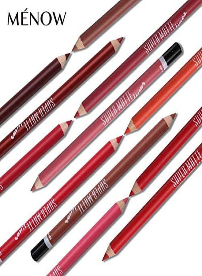 Me Now Super Matte Lipliner (Pack of 12) 1.5gX12Pcs Mix Colors with free Mars Lip/Eye Liner Pencil - Image 4