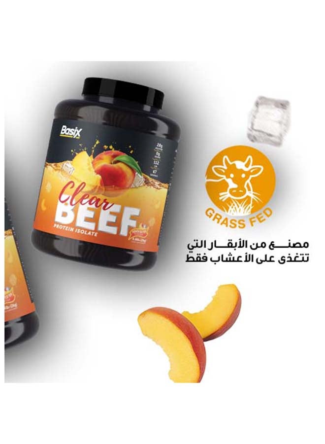 Basix Beef Protein Isolate Peach Ice Tea Flavour 2.2lb - Image 4