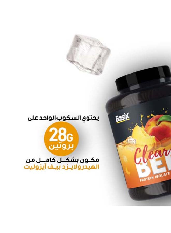 Basix Beef Protein Isolate Peach Ice Tea Flavour 2.2lb - Image 3