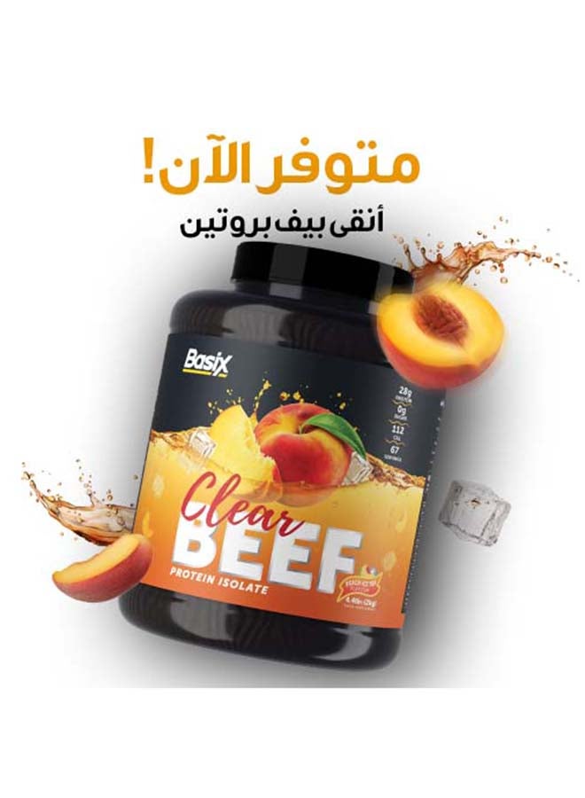 Basix Beef Protein Isolate Peach Ice Tea Flavour 2.2lb - Image 2