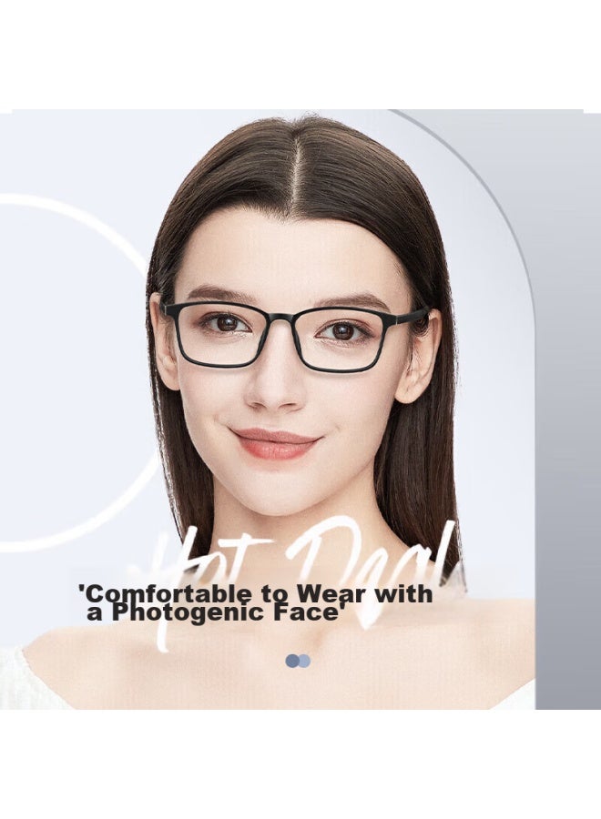 Pulais Blue Light Blocking Gl For Men, Professional Prescription Myopia Gl, Ultra-light High-definition Anti-radiation Eyeglass Frames Md71269 Starry Blue - Image 2