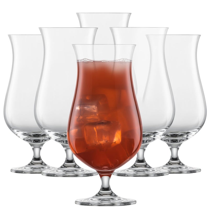 SCHOTT ZWIESEL SCHOTT ZWIESEL Bar Special Hurricane Glass Set of 6 Cocktail Glasses for Mixed Drinks DishwasherSafe Tritan Crystal Glasses Made in Germany 18 Ounce 