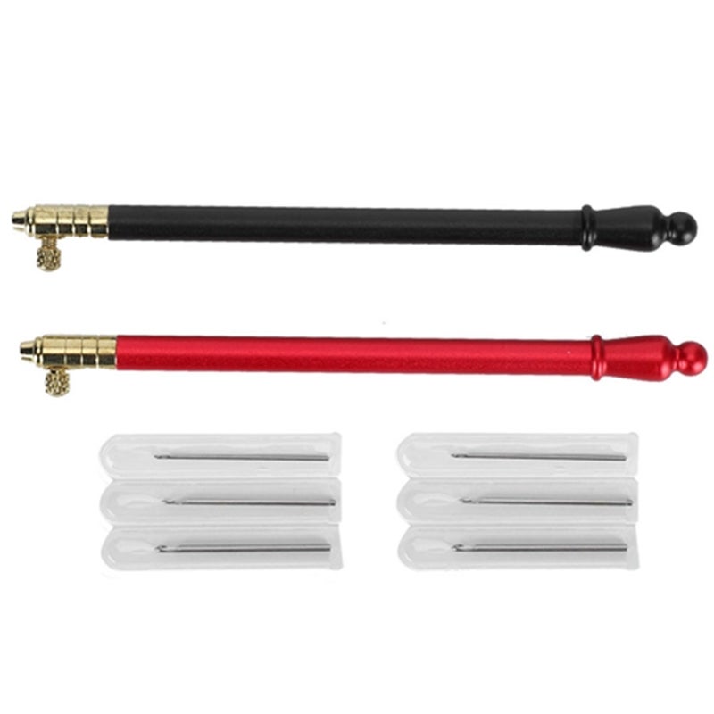 Embroidery Crochet Hook Stainless Steel Handle French Tambour Beading Sequins Sewing Craft Tool - Image 4