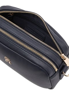 TOMMY HILFIGER Women's TH Monogram Plaque Camera Bag - Polyester Blend, Blue  - Image 2