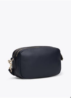 TOMMY HILFIGER Women's TH Monogram Plaque Camera Bag - Polyester Blend, Blue  - Image 3