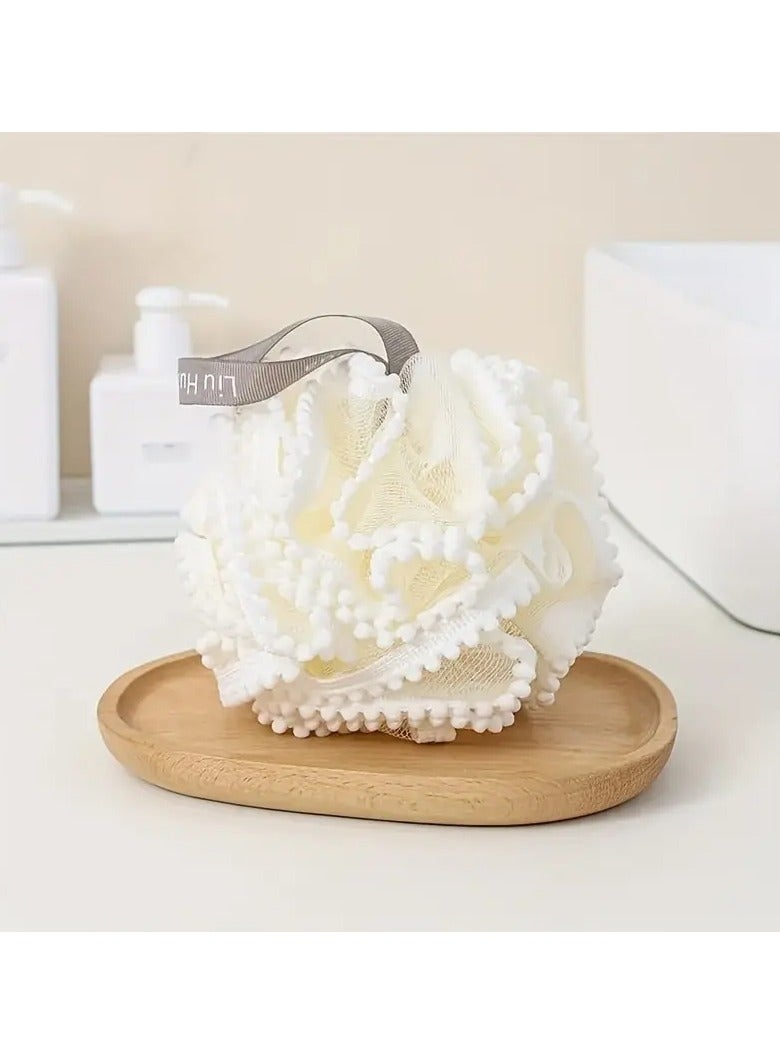 Goolsky Bath Ball, Bath Flower, Bubble Bath Ball, Super Soft, Female, Large, Cute, Non-separable, High-grade, Dual-purpose Bath Products - Image 1