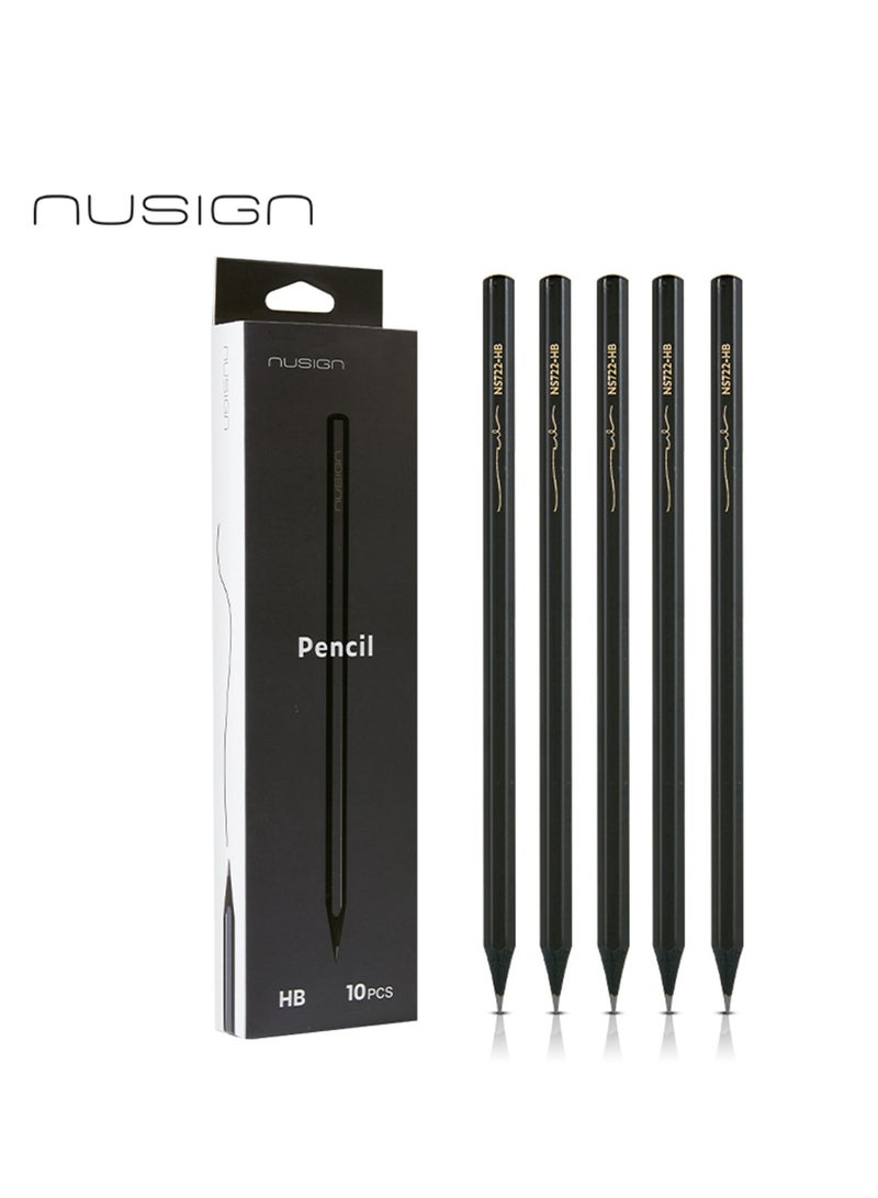 NUSIGN 10-Piece HB Graphite Pencils - Image 2