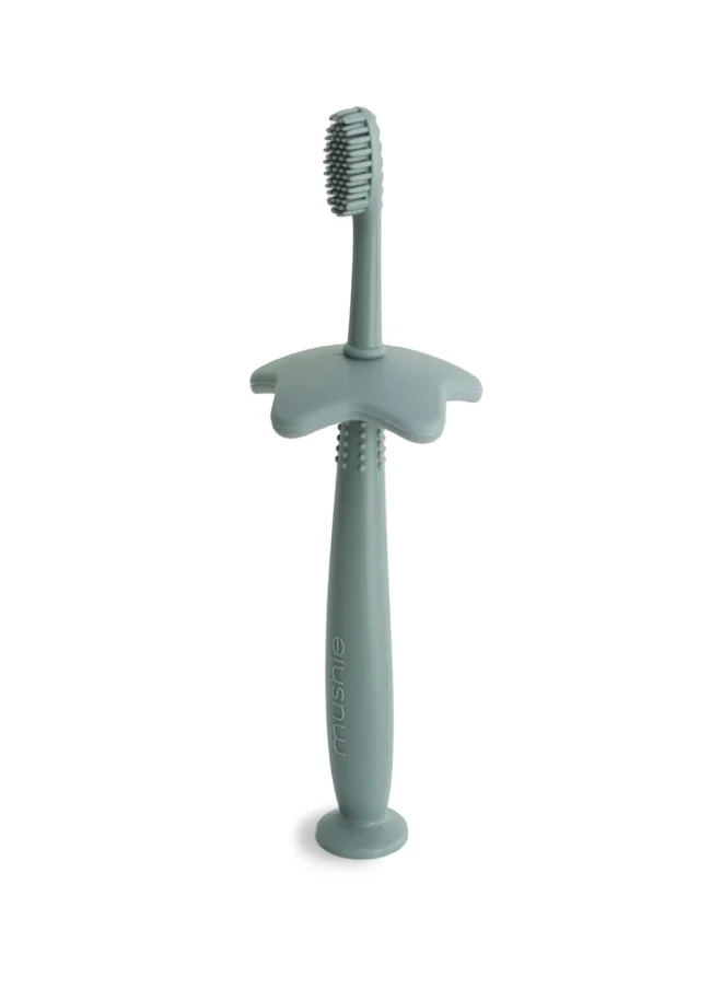mushie Star Training Toothbrush Cambridge Blue