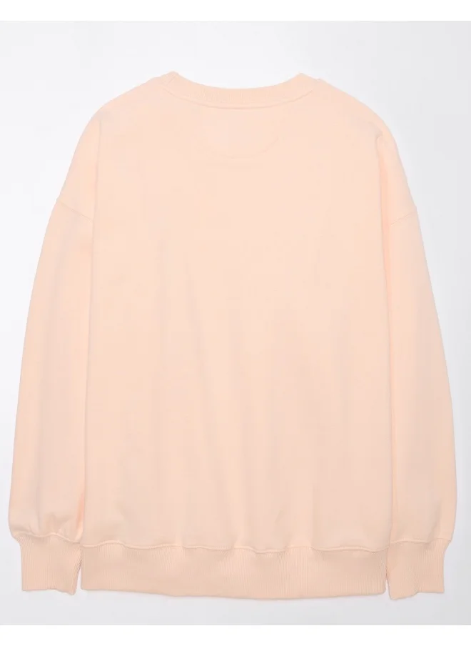 امريكان ايجل AE Oversized Maine Graphic Sweatshirt