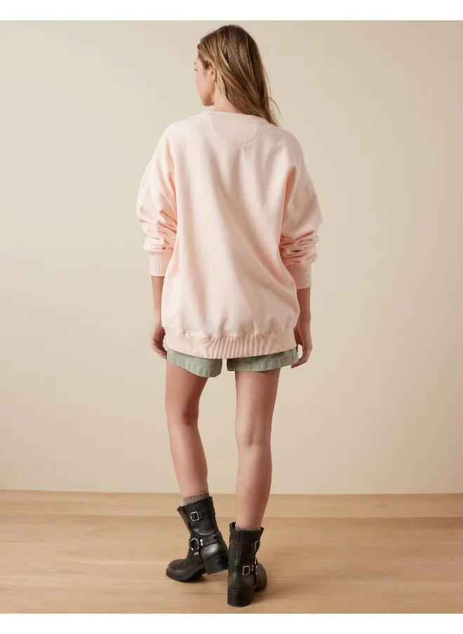 امريكان ايجل AE Oversized Maine Graphic Sweatshirt
