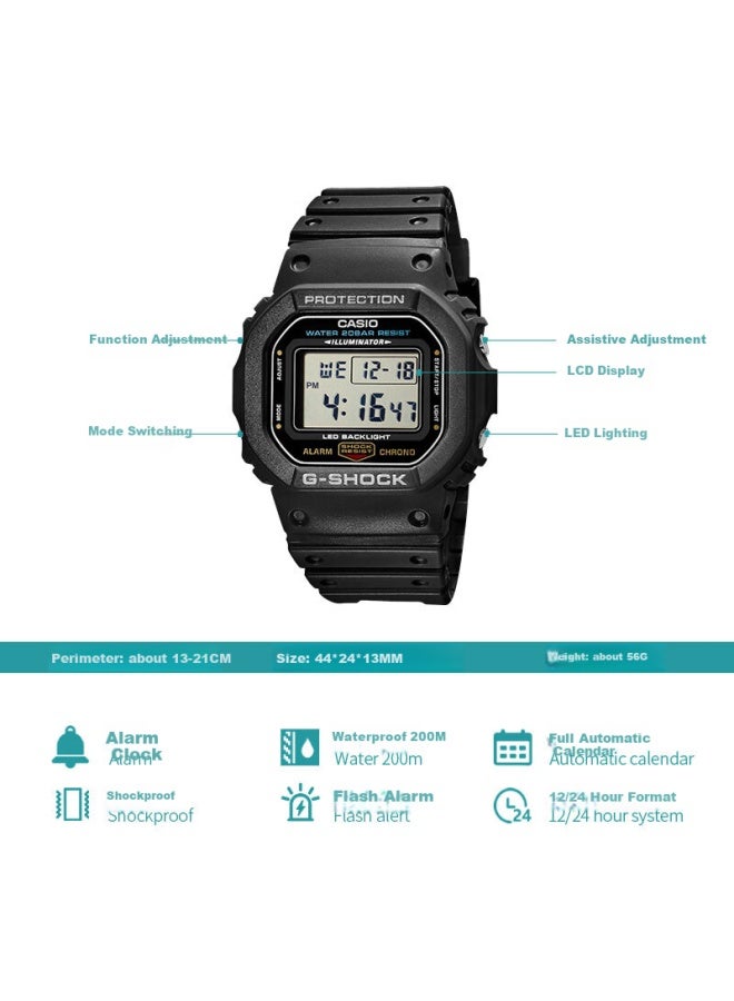 Casio G-Shock Dw-5600Ue-1 Men'S Square Sports Student Watch - Image 2