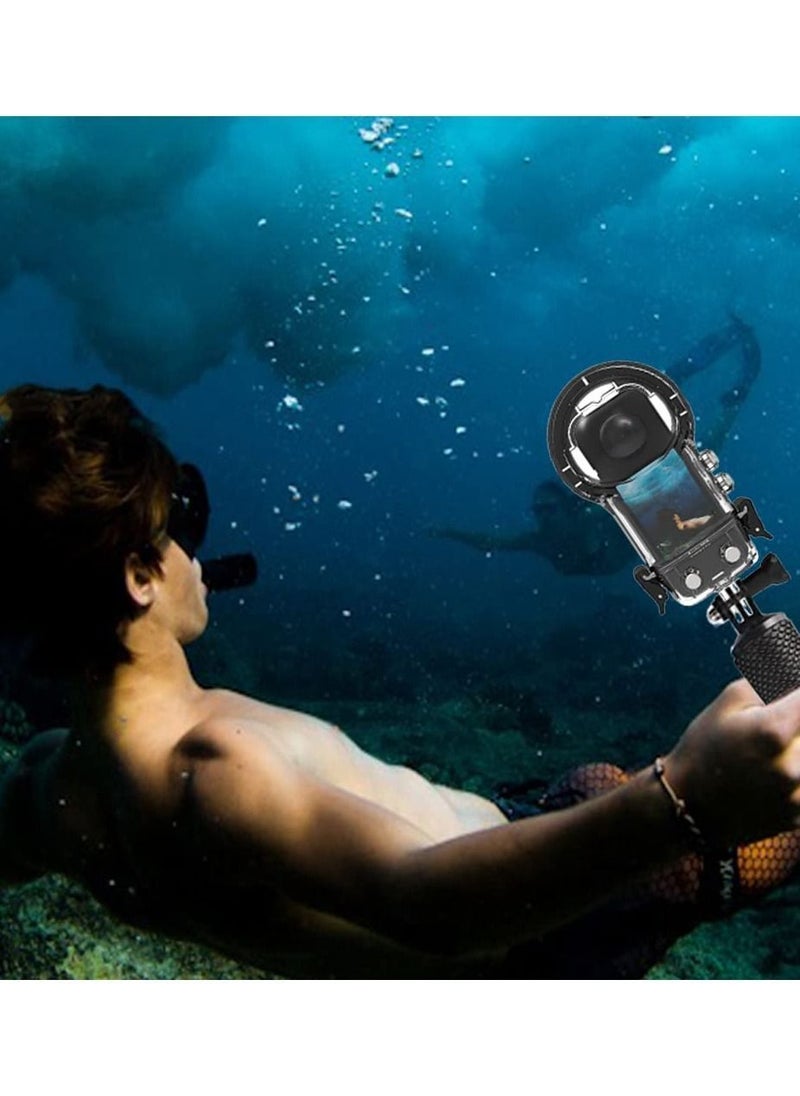 Y&D - Waterproof Housing Case for Insta360 X3 Action Case, Double Lock Dive Protective Shell WIth Bracket Mount Accessories, 30M Underwater Diving Protection - Image 1