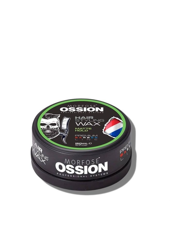 MORFOSE Ossion Barber Wax (5.3 oz, Matte Hold)