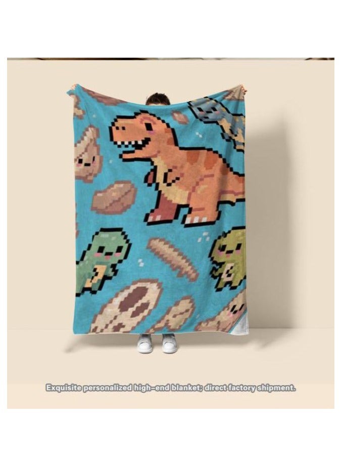 general Children's or student cartoon flannel thin blanket (warm and comfortable, suitable for sleep, games) 100cm*150cm - 758 - Image 4