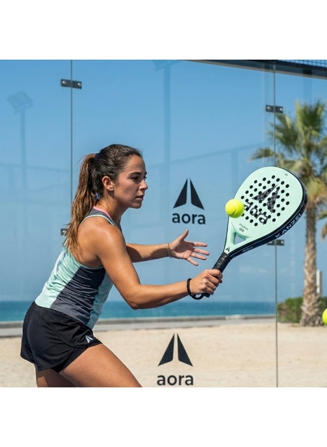 Aora Paddle Tennis Racket 12K Carbon Fiber Sage – Professional-Grade Paddle Tennis Racket for Speed, Stability & Control, Featuring Balanced Frame Design, Vibration Reduction System & Comfortable Anti-Slip Grip - Image 2