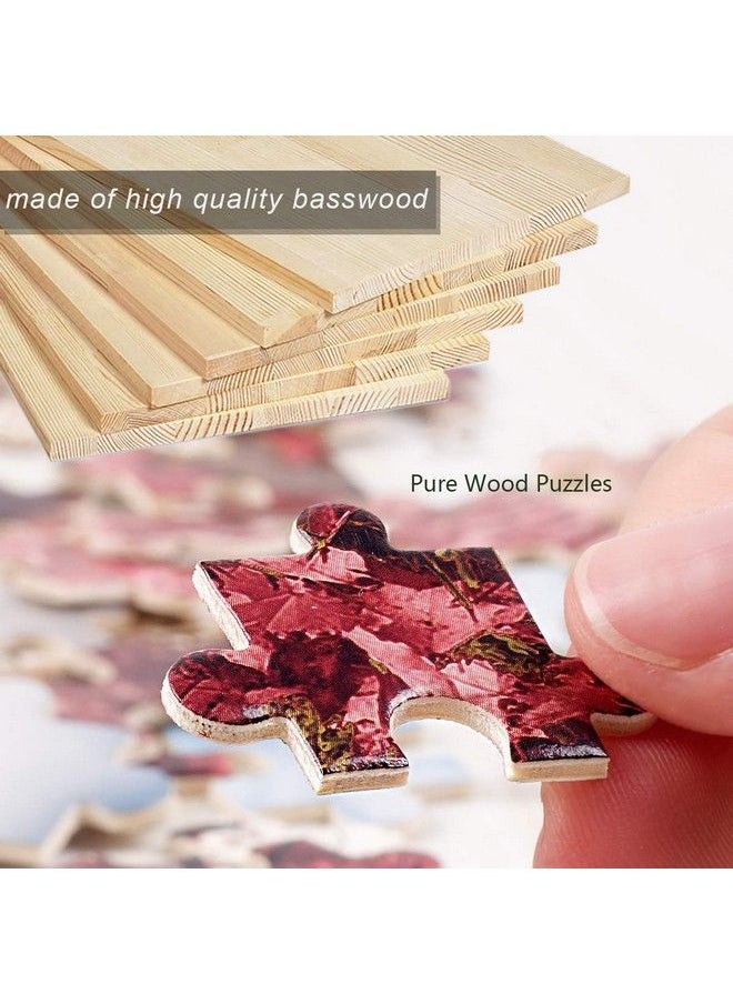 Ingooood - Jigsaw Puzzles 1000 Pieces Tranquil Series Maple Leaves Heart For Adult - Image 1