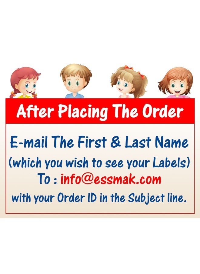 Essmak - Marvel Personalized Waterproof Name Labels for Kids – Set of 74 Custom Stickers for School Supplies, Lunch Boxes, Clothes and Toys - Image 1