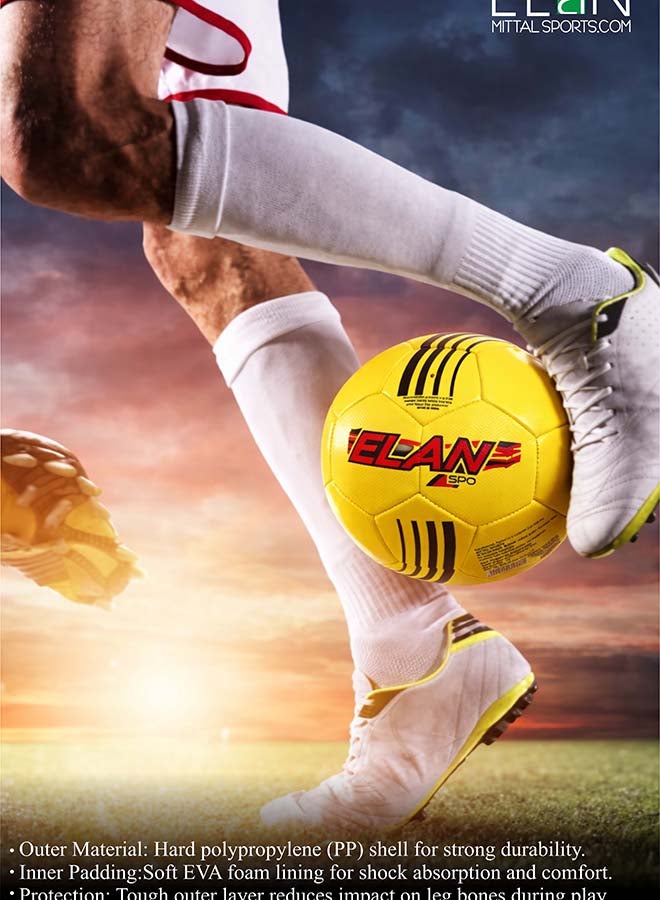 Elan Superlara Official Size Football – Long-Lasting PVC Soccer Ball for Kids, Teens and Adult Recreation, Perfect for Park, Field or Backyard Play - Image 3