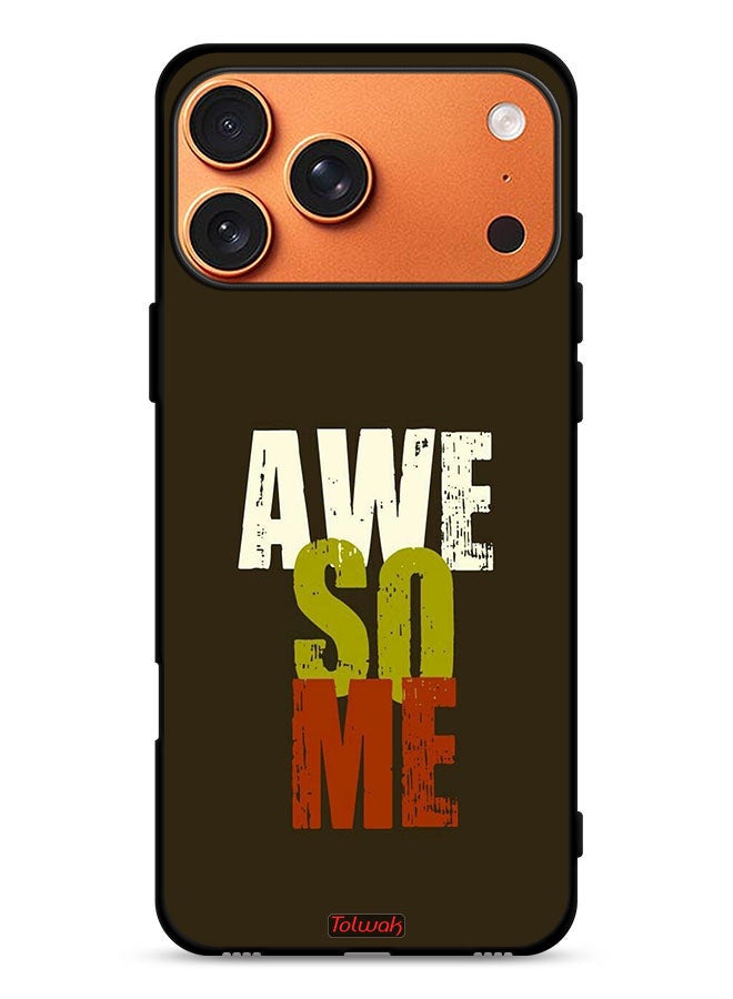 Tolwak Apple iPhone 17 Pro Max Protective Case Cover Awesome - Image 1