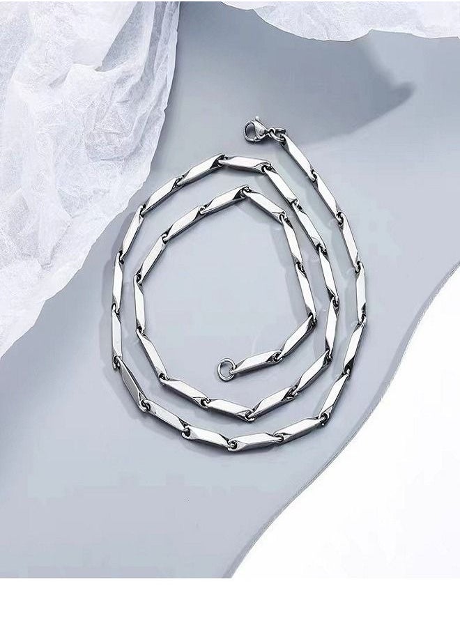 Men's titanium steel stainless steel chain necklace  - Image 2