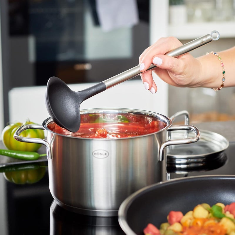 RÖSLE Basics Line Sauce Ladle with 11 in. Stainless Steel Handle - Image 1
