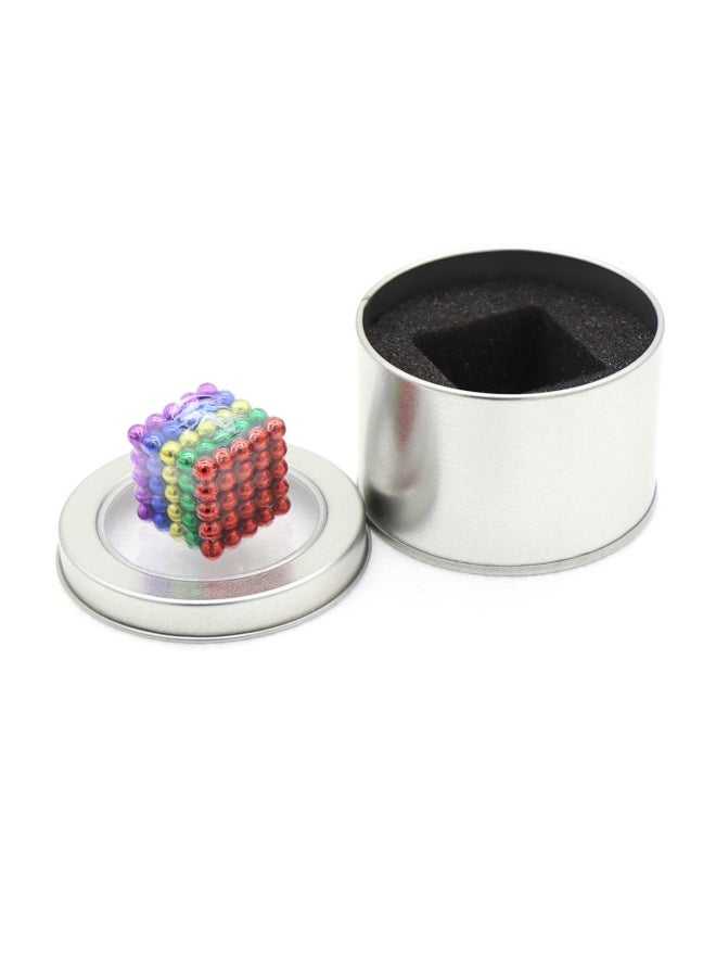 Magnetic DIY Beads 5MM 125 Pieces Color + Iron Box  - Image 1