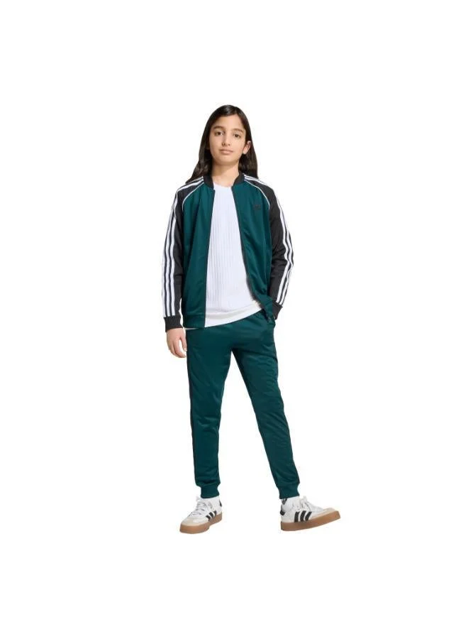 Adidas Originals WHITE/BLACK Wide Rib T-Shirt Kids  | Best Price UAE