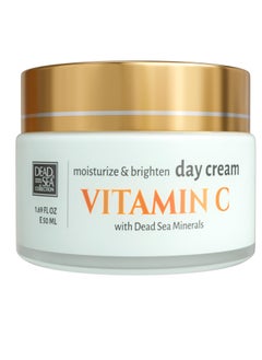 Dead Sea Collection Dead Sea Collection Day Cream for Face with Vitamin C and Dead Sea Minerals - Nourishing Skin Care Moisturizer to Reduce Wrinkles (1.69 fl. oz)  - Image 1
