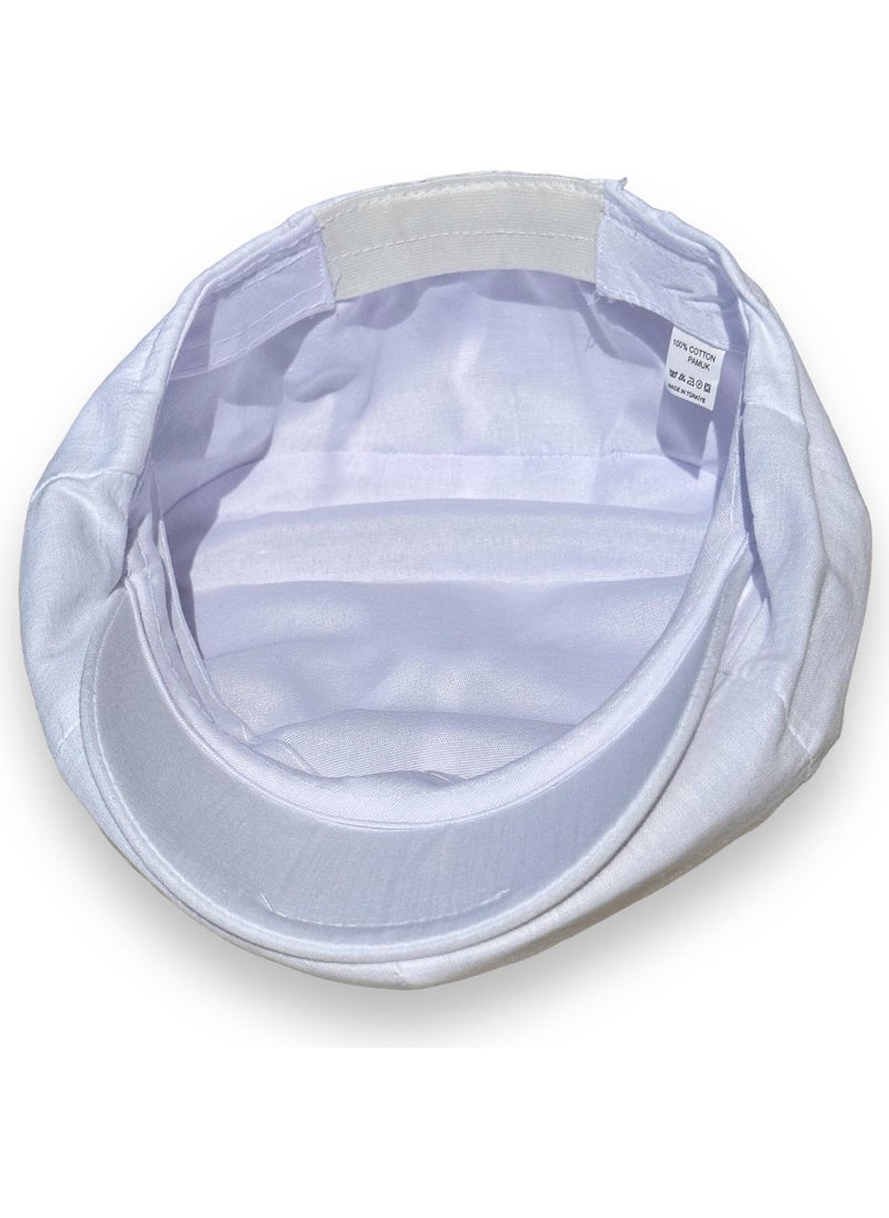 Takı Dükkanı - Jewelry Shop Summer Linen Peaky Blinders 8 Piece Men's Cap Hat CP237 - Image 1
