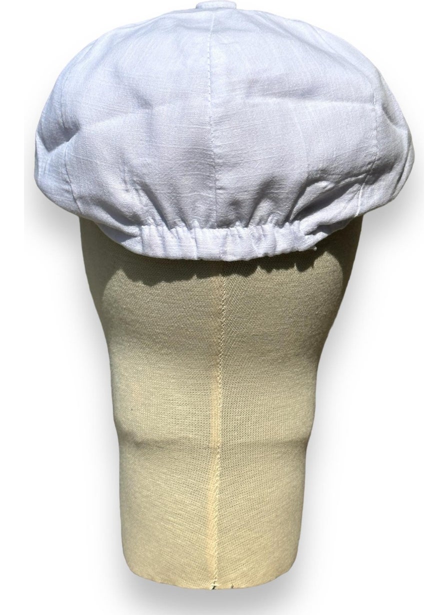 Takı Dükkanı - Jewelry Shop Summer Linen Peaky Blinders 8 Piece Men's Cap Hat CP237 - Image 1