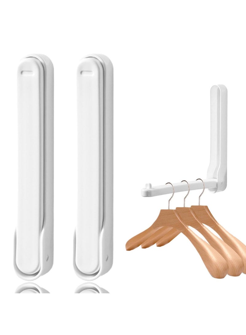 CMGTYYD 2Pcs Retractable Drying Rack,Wall Foldable Clothing Wall Mounted, Space Saving Retractable Clothes Drying Racks for Laundry, Dryer Room - Image 1