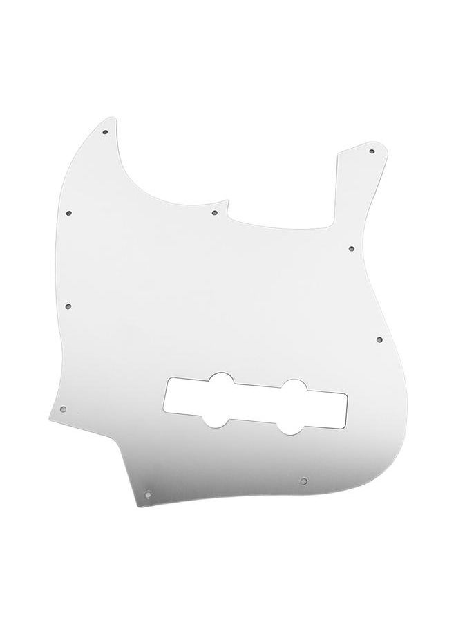 Thoraya - Electric Guitar Pickguard Front Pick Guard Jazz Bass Scratch Plate Aluminum Alloy Silver - Image 1