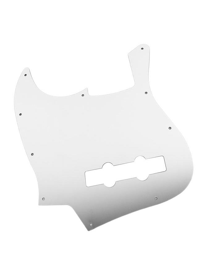 Thoraya - Electric Guitar Pickguard Front Pick Guard Jazz Bass Scratch Plate Aluminum Alloy Silver - Image 1