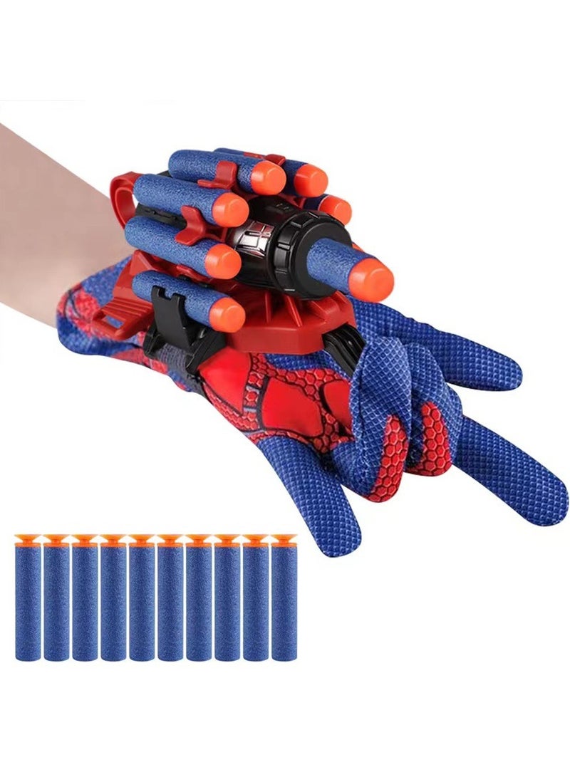 Launcher Gloves For Spiderman Super Hero Web Shooter For Kids Spider Shooter Toy Spider-Man Launcher Gloves Educational Toys, Spider Launcher Wrist Toys Costume Cosplay Super Hero Toys Gift - Image 1