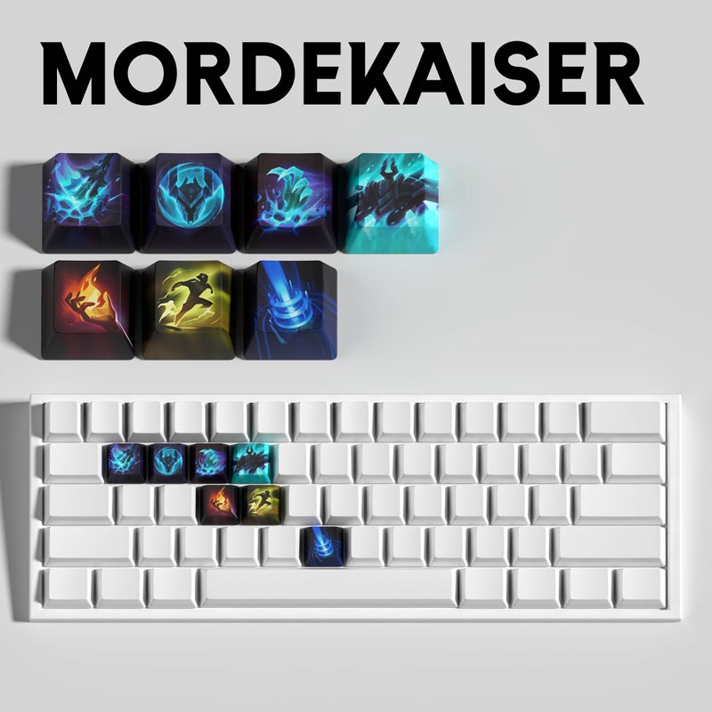 League Of Legends Lllaoi 7 مفاتيح غطاء مفاتيح للوحة المفاتيح الميكانيكية Cherry MX - Image 1