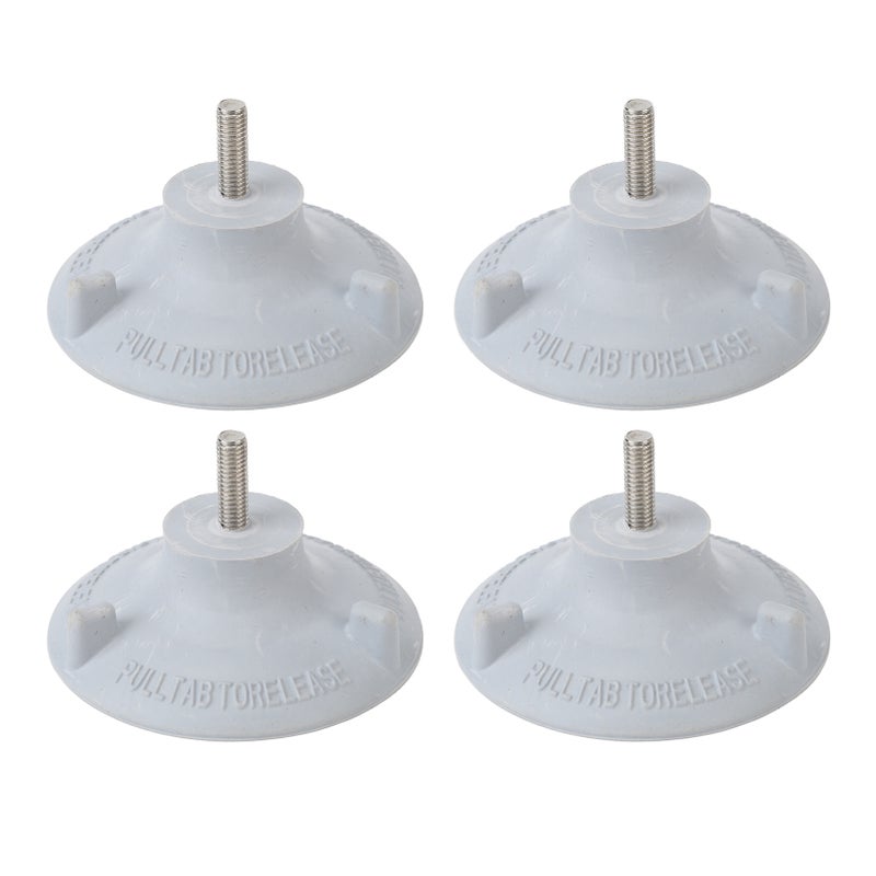 4pcs Elder Shower Chair Replacement Feet Large Suction Cups Rubber Sliplessbath Chair Replacement Feet - Image 3