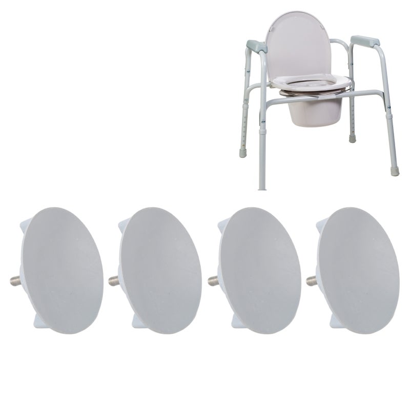 4pcs Elder Shower Chair Replacement Feet Large Suction Cups Rubber Sliplessbath Chair Replacement Feet - Image 2