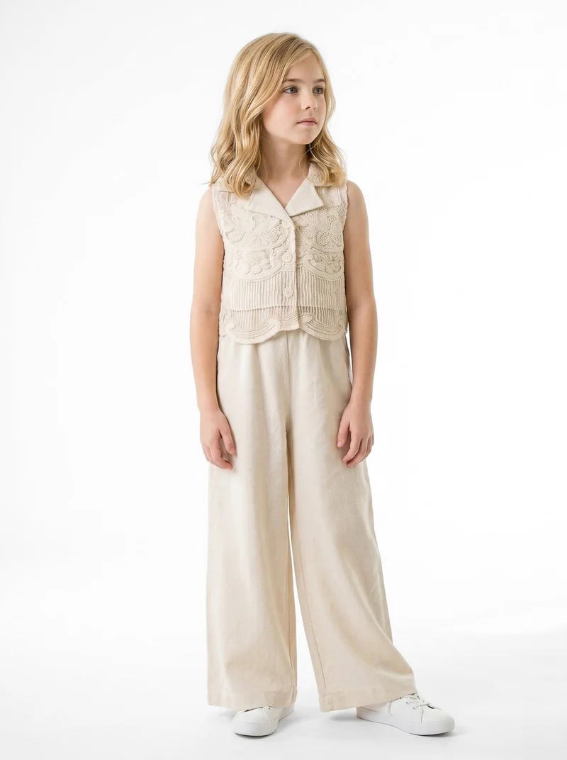 NK Kids Girls' Summer Two-Piece Set (Vest + Pants) Ages 8-14 11330