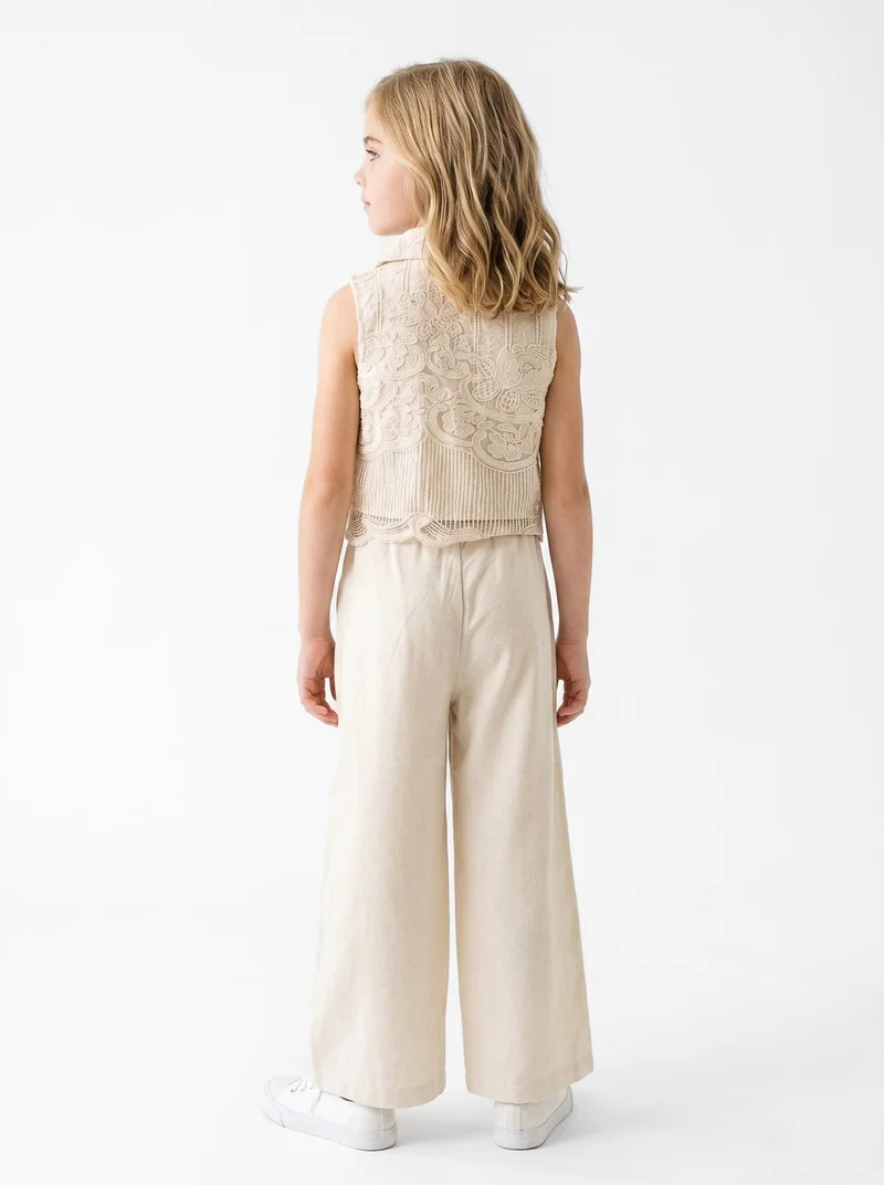 NK Kids Girls' Summer Two-Piece Set (Vest + Pants) Ages 8-14 11330