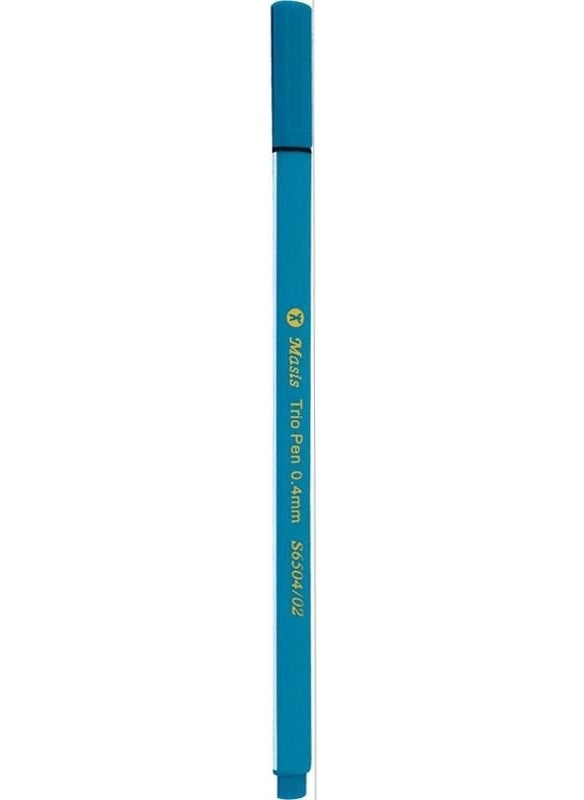 Masis Felt Tip Pen 0.4mm Colored Trio Pen 0.4mm S6504 1 Piece 