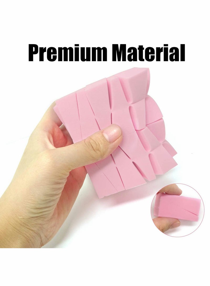 KASTWAVE Cosmetic Sponge Wedges, 48 Pcs Makeup Foam Wedges, Nail Art Sponges, Foundation Beauty Tools - Image 5