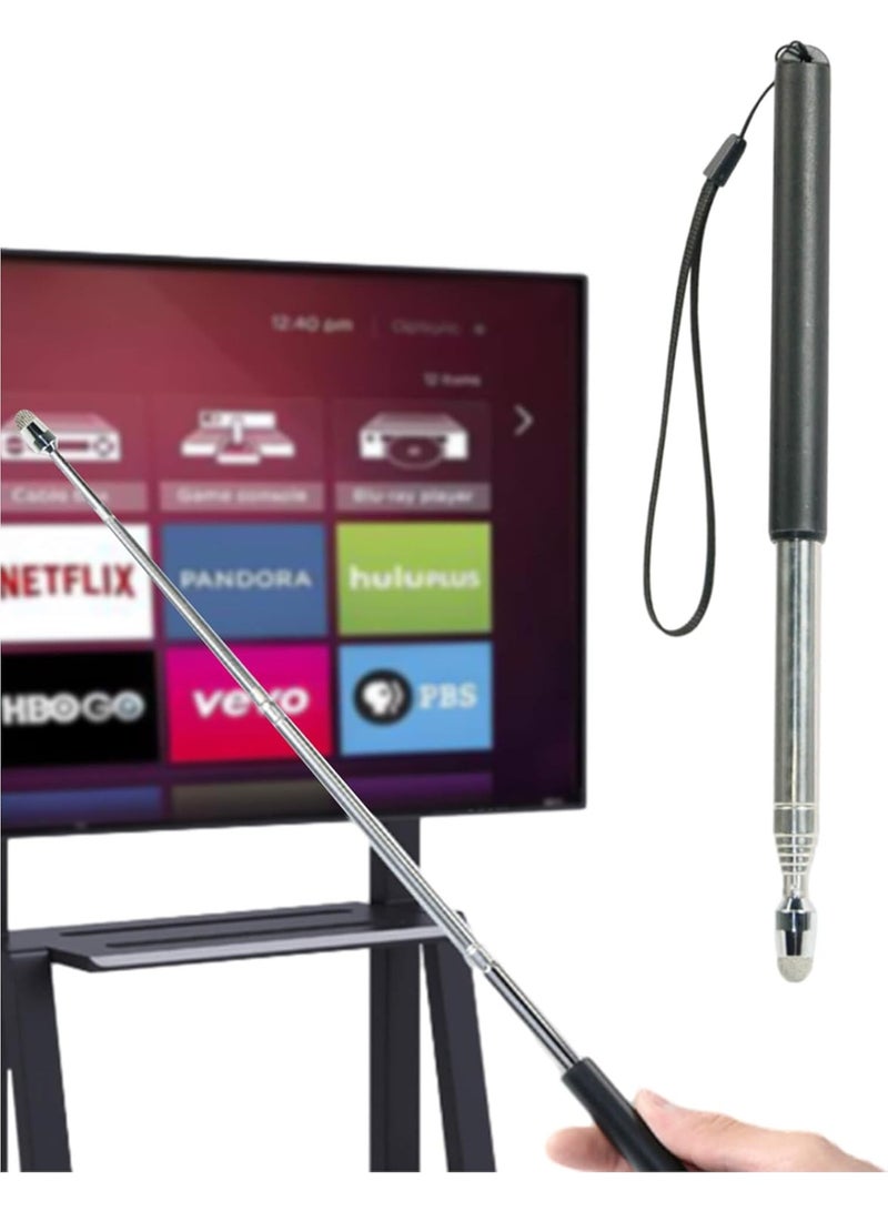 Retractable Pointer Stick for Teachers, Telescopic Stylus for Touchscreens, Classroom Reading & Presentations, Extendable Teaching Tool, Essential School Supplies - Image 1